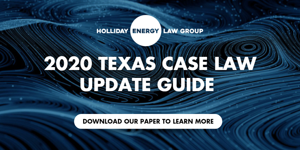 2020 Texas Case Law Update Guide